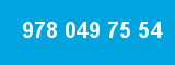 978 049 75 54 978 049 75 54